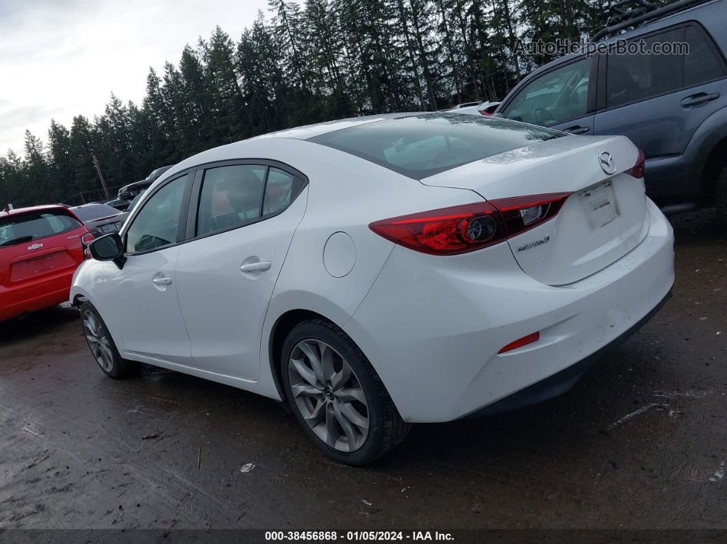 2015 Mazda Mazda3 I Sport White vin: 3MZBM1U7XFM173621