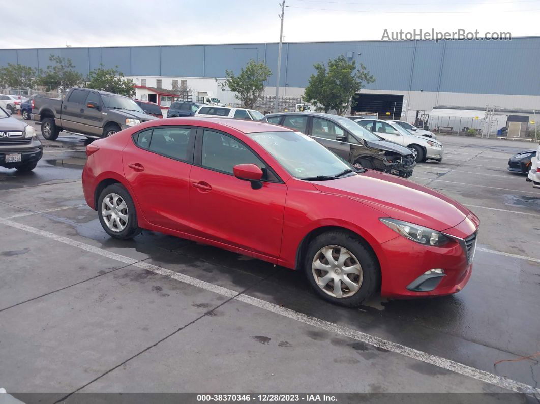 2015 Mazda Mazda3 I Sport Красный vin: 3MZBM1U7XFM189768