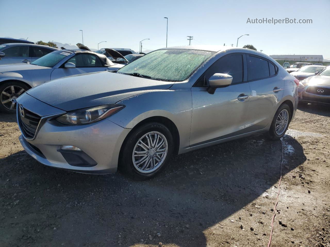 2015 Mazda 3 Sport Gray vin: 3MZBM1U7XFM205824