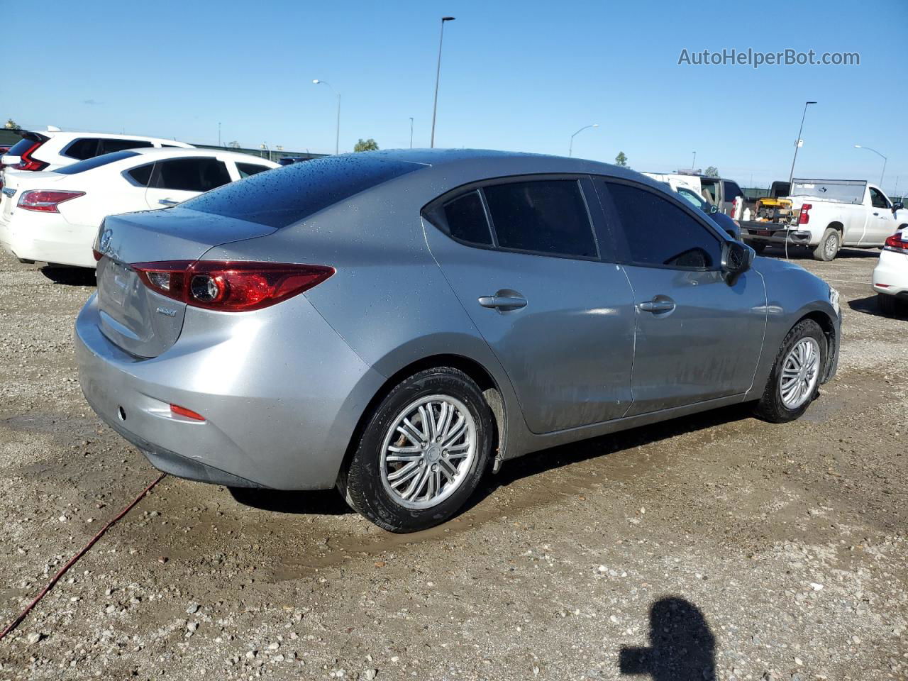 2015 Mazda 3 Sport Gray vin: 3MZBM1U7XFM205824