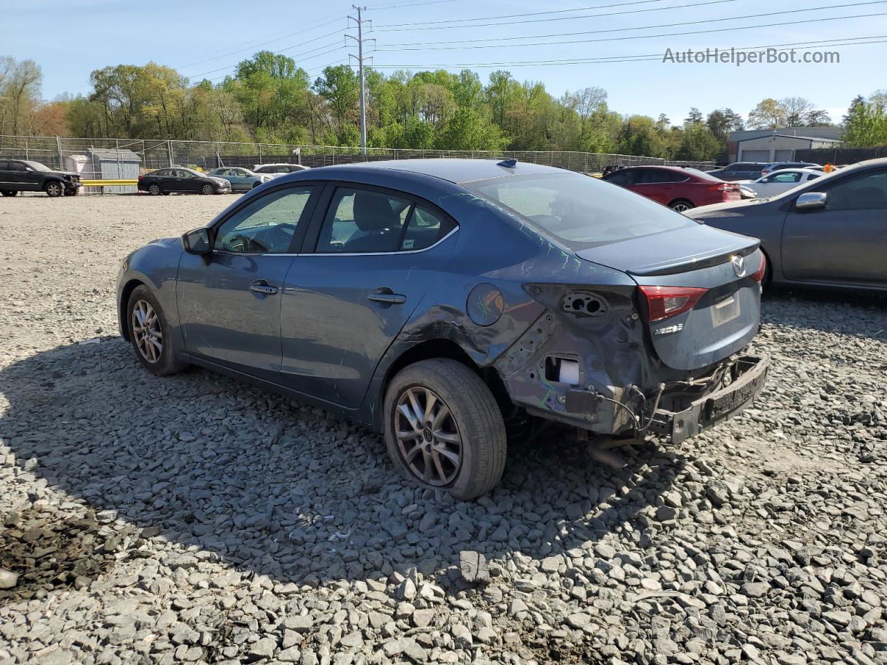 2015 Mazda 3 Touring Синий vin: 3MZBM1V70FM137774