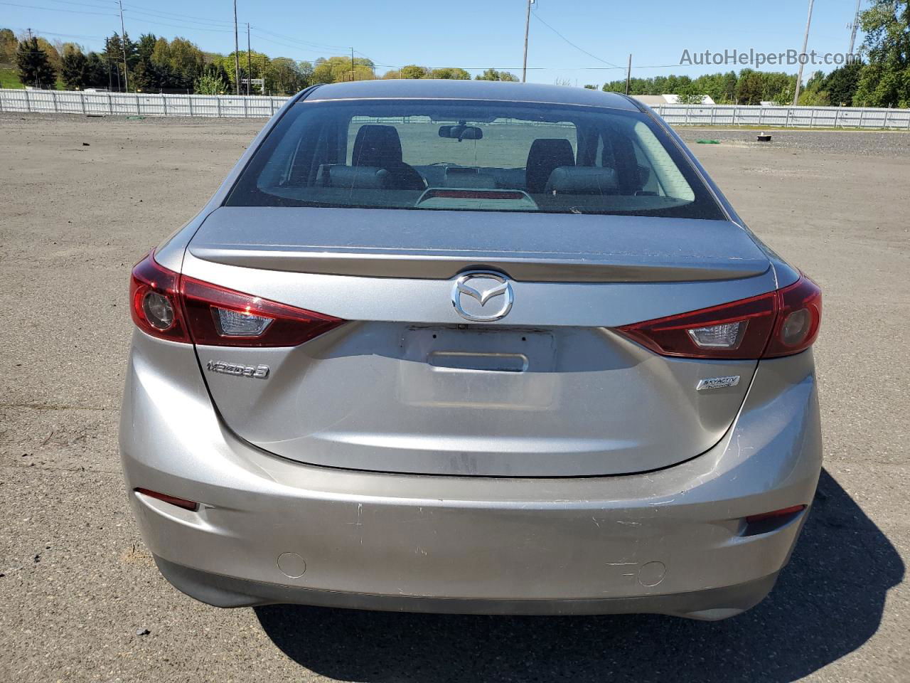 2015 Mazda 3 Touring Silver vin: 3MZBM1V70FM143414