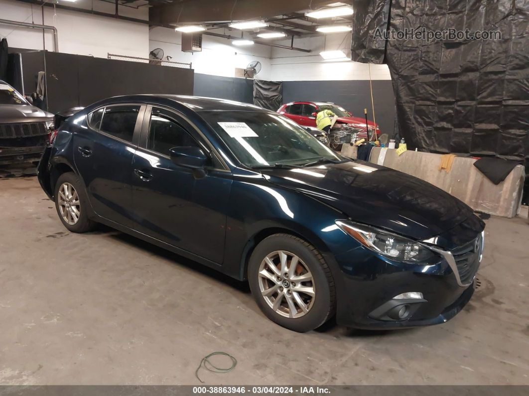 2015 Mazda Mazda3 I Touring Blue vin: 3MZBM1V70FM151996