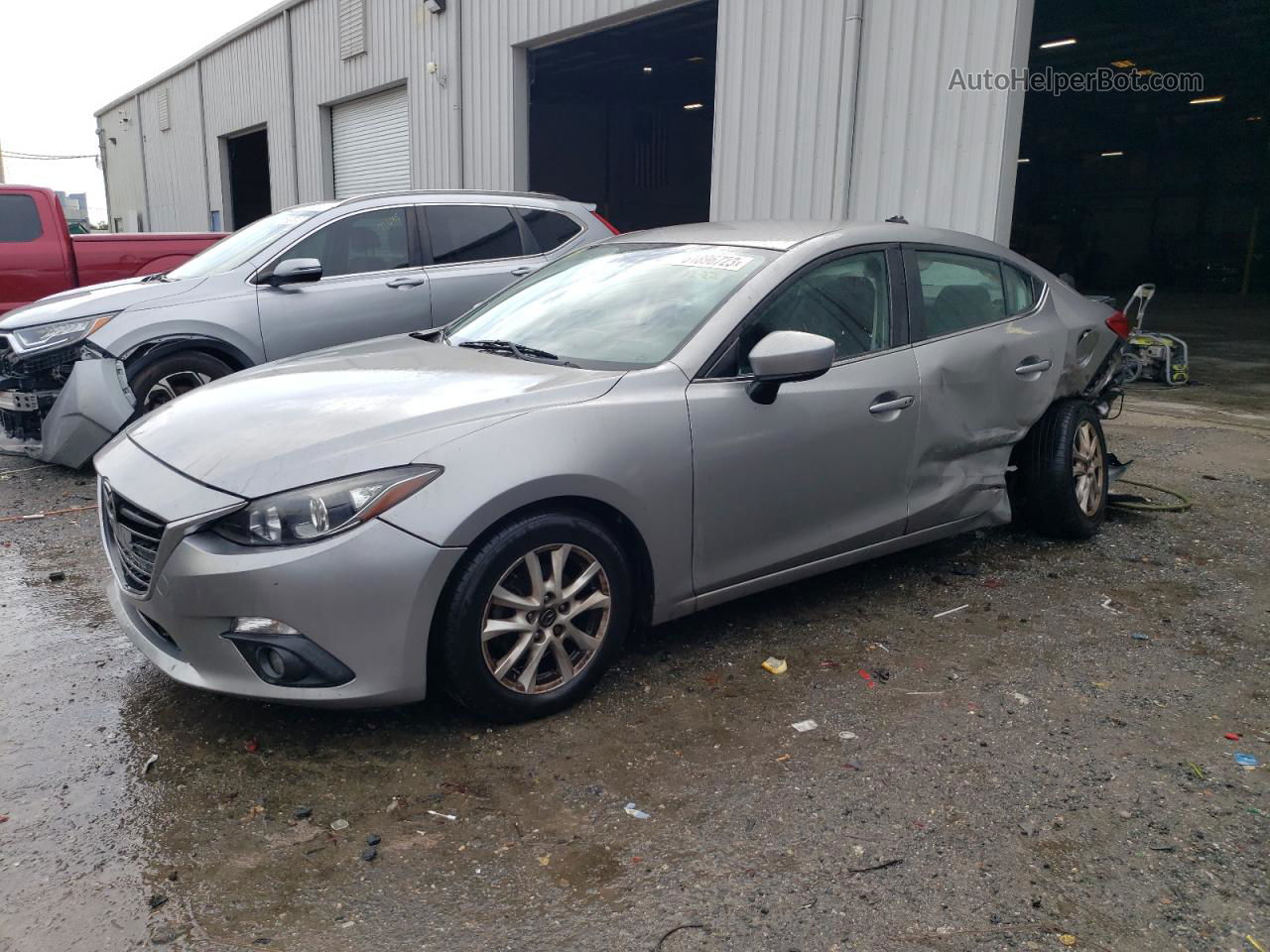 2015 Mazda 3 Touring Gray vin: 3MZBM1V70FM152209