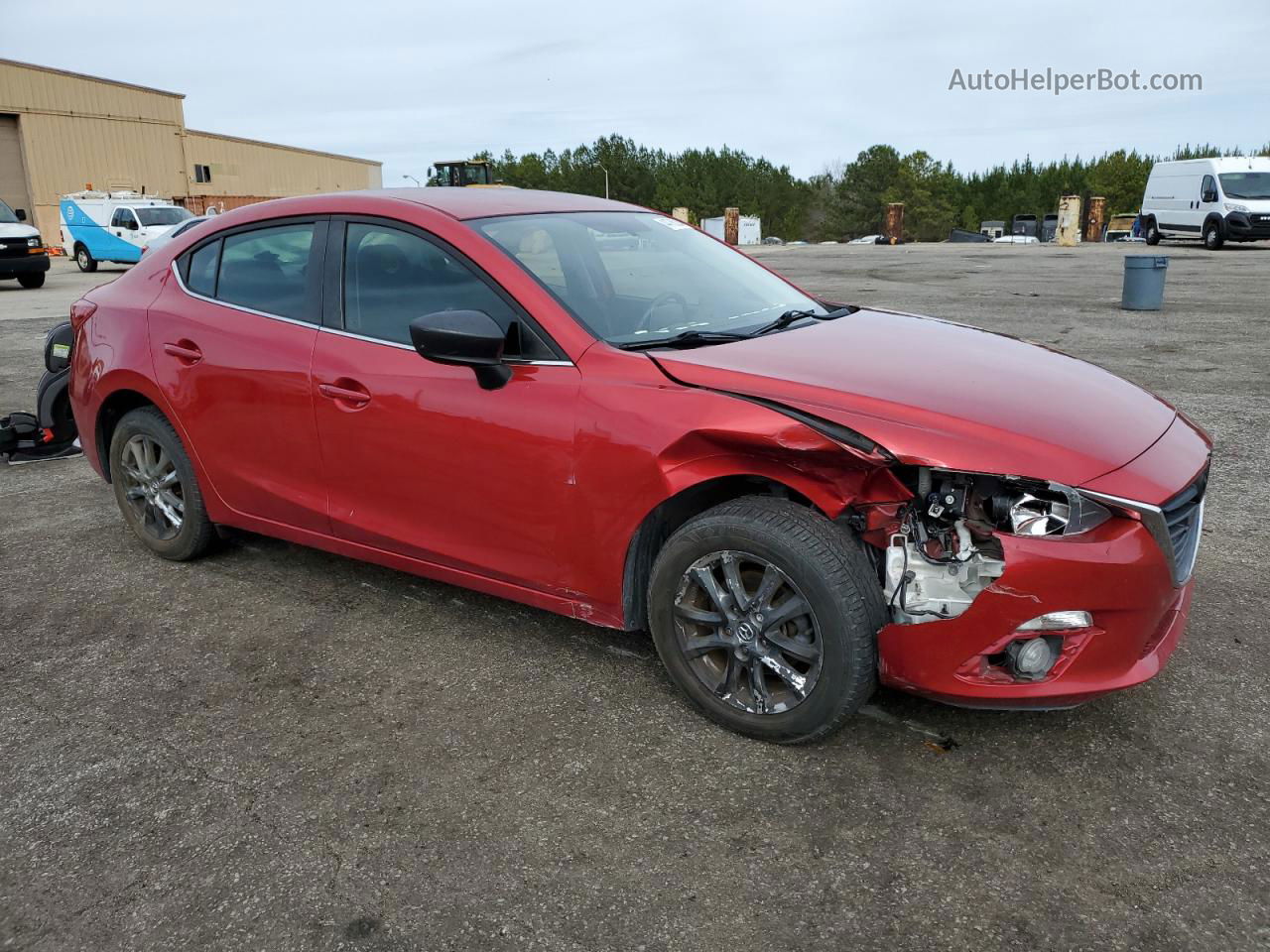 2015 Mazda 3 Touring Red vin: 3MZBM1V70FM211484