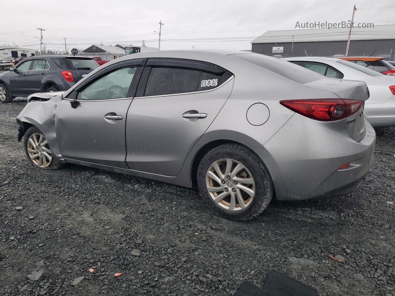 2016 Mazda 3 Touring Silver vin: 3MZBM1V70GM296621