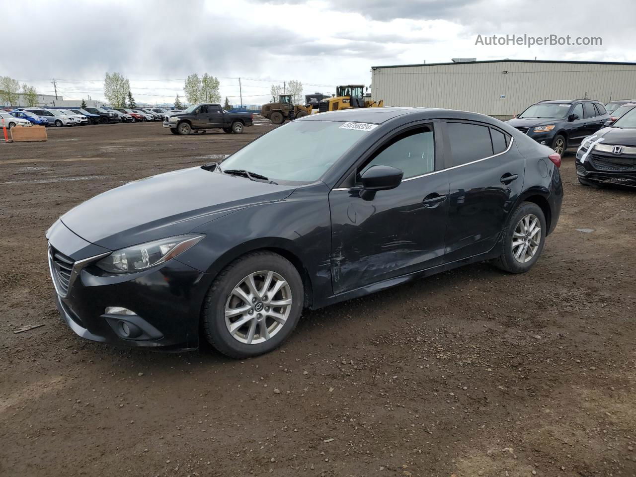 2014 Mazda 3 Touring Black vin: 3MZBM1V71EM121856