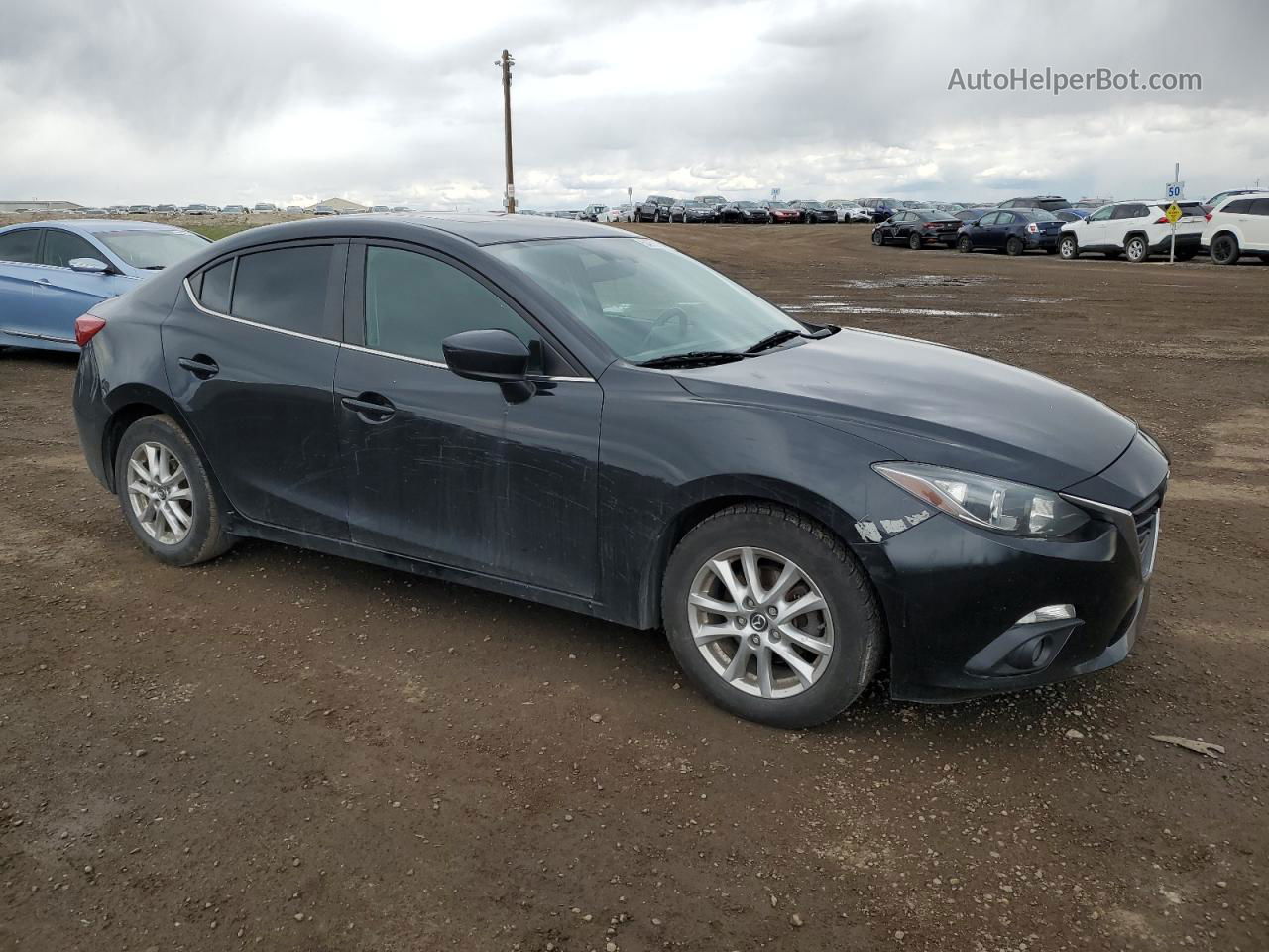 2014 Mazda 3 Touring Black vin: 3MZBM1V71EM121856