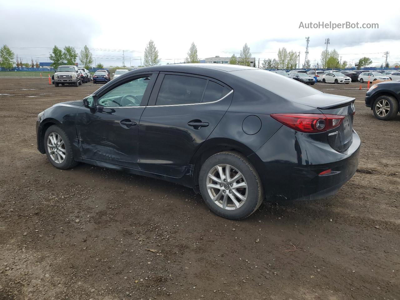 2014 Mazda 3 Touring Черный vin: 3MZBM1V71EM121856