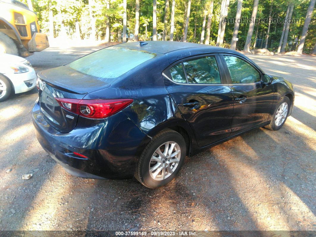 2015 Mazda Mazda3 I Touring Dark Blue vin: 3MZBM1V71FM157550