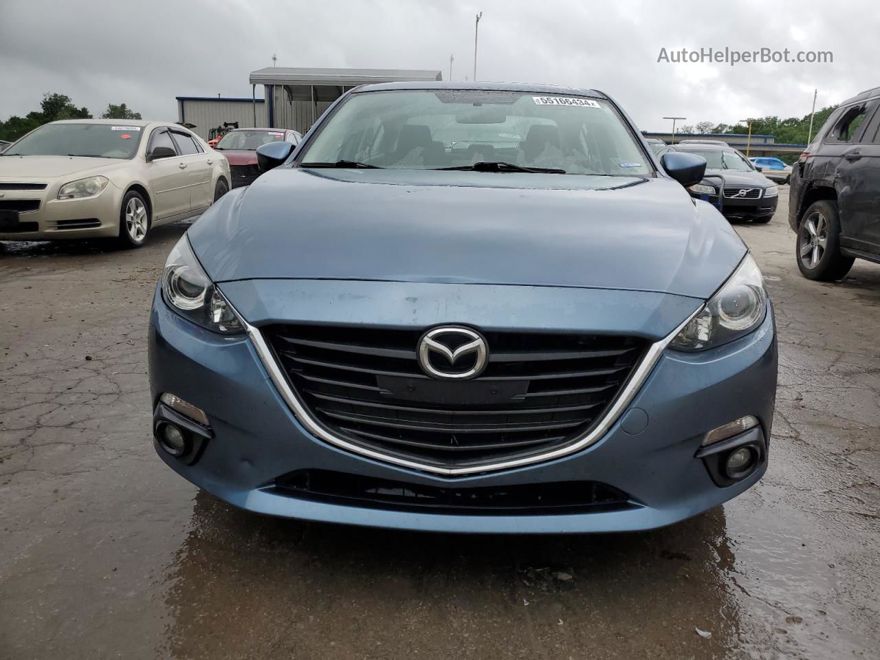 2015 Mazda 3 Touring Blue vin: 3MZBM1V71FM209727