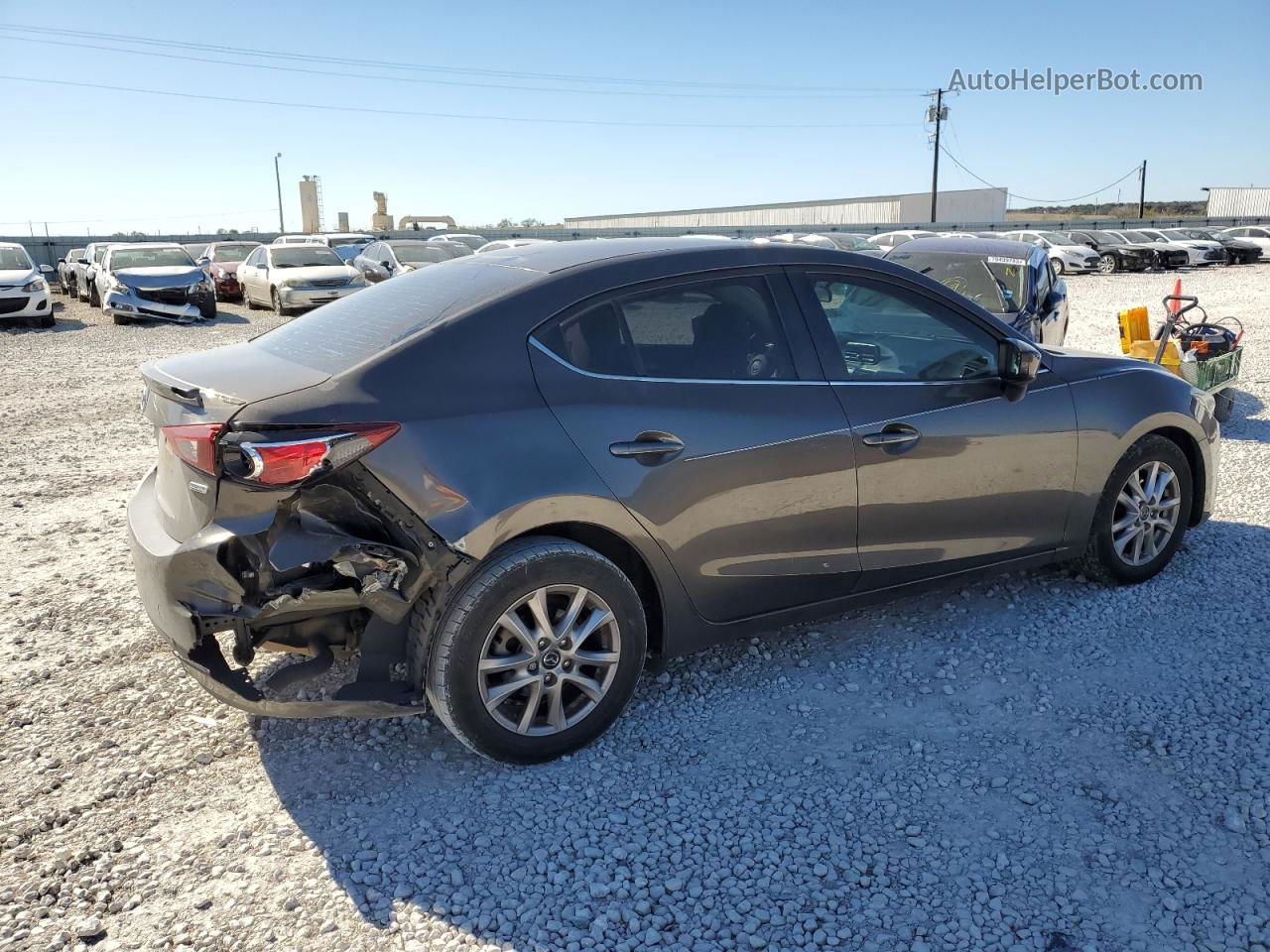 2014 Mazda 3 Touring Серый vin: 3MZBM1V72EM100420