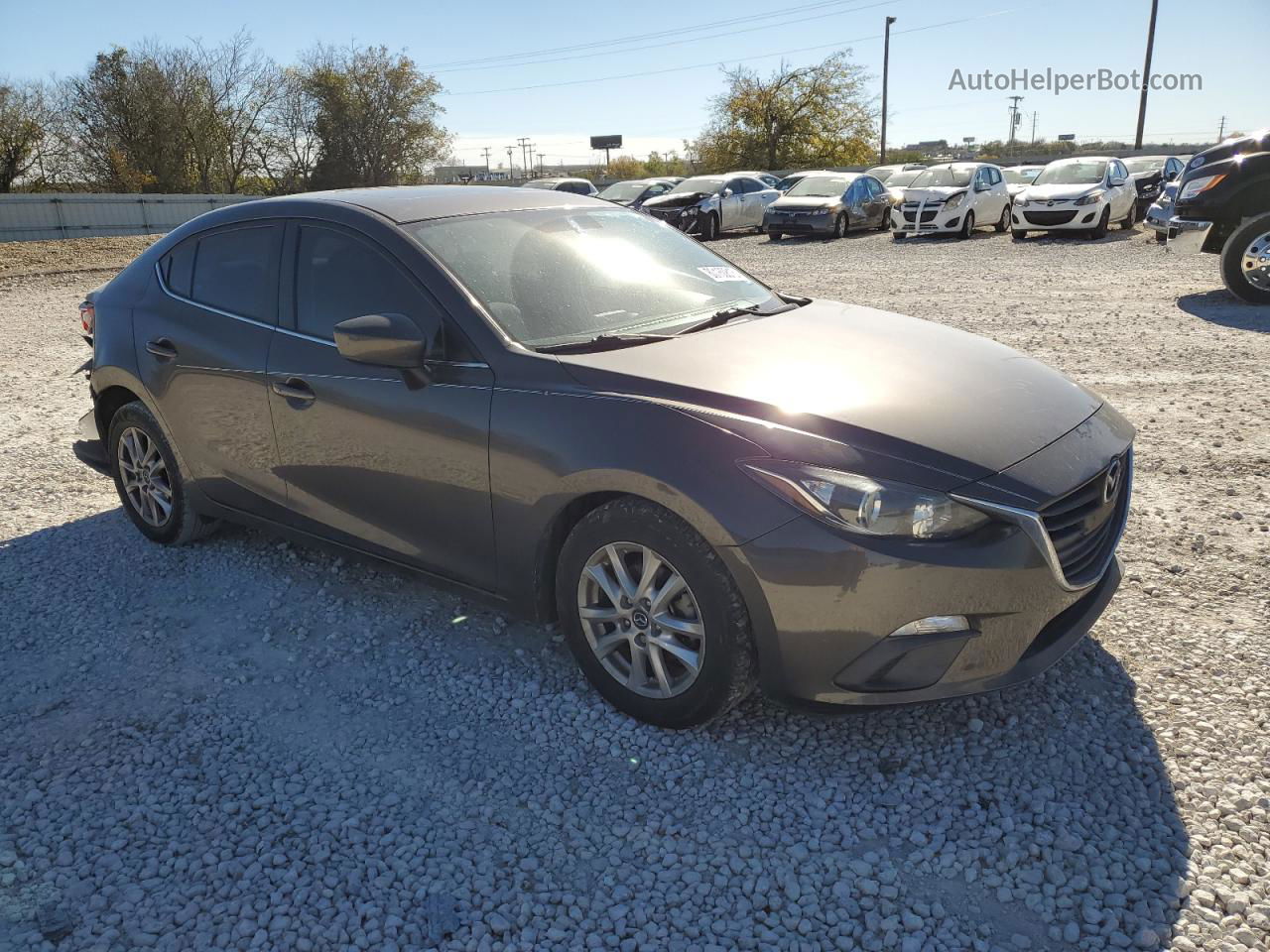 2014 Mazda 3 Touring Gray vin: 3MZBM1V72EM100420