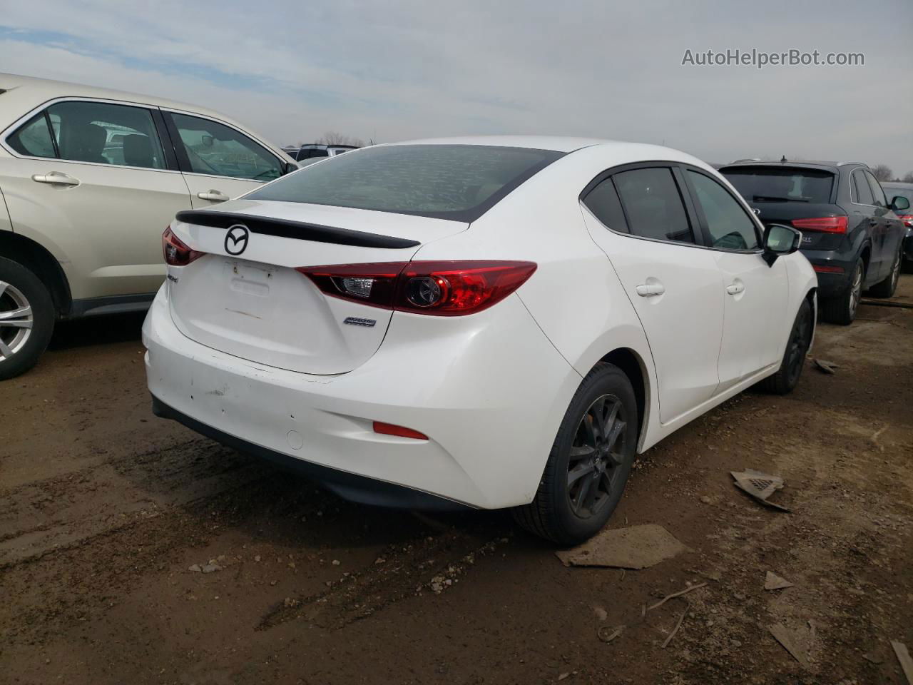 2014 Mazda 3 Touring Белый vin: 3MZBM1V72EM100658