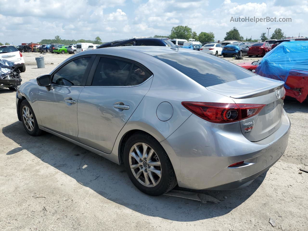 2014 Mazda 3 Touring Silver vin: 3MZBM1V72EM106671