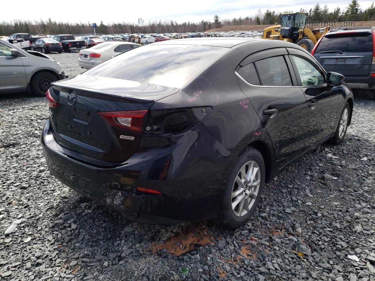 2014 Mazda 3 Touring Black vin: 3MZBM1V72EM107223