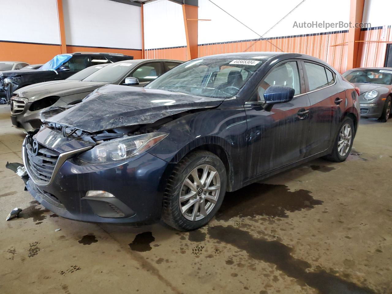 2014 Mazda 3 Touring Black vin: 3MZBM1V72EM110591