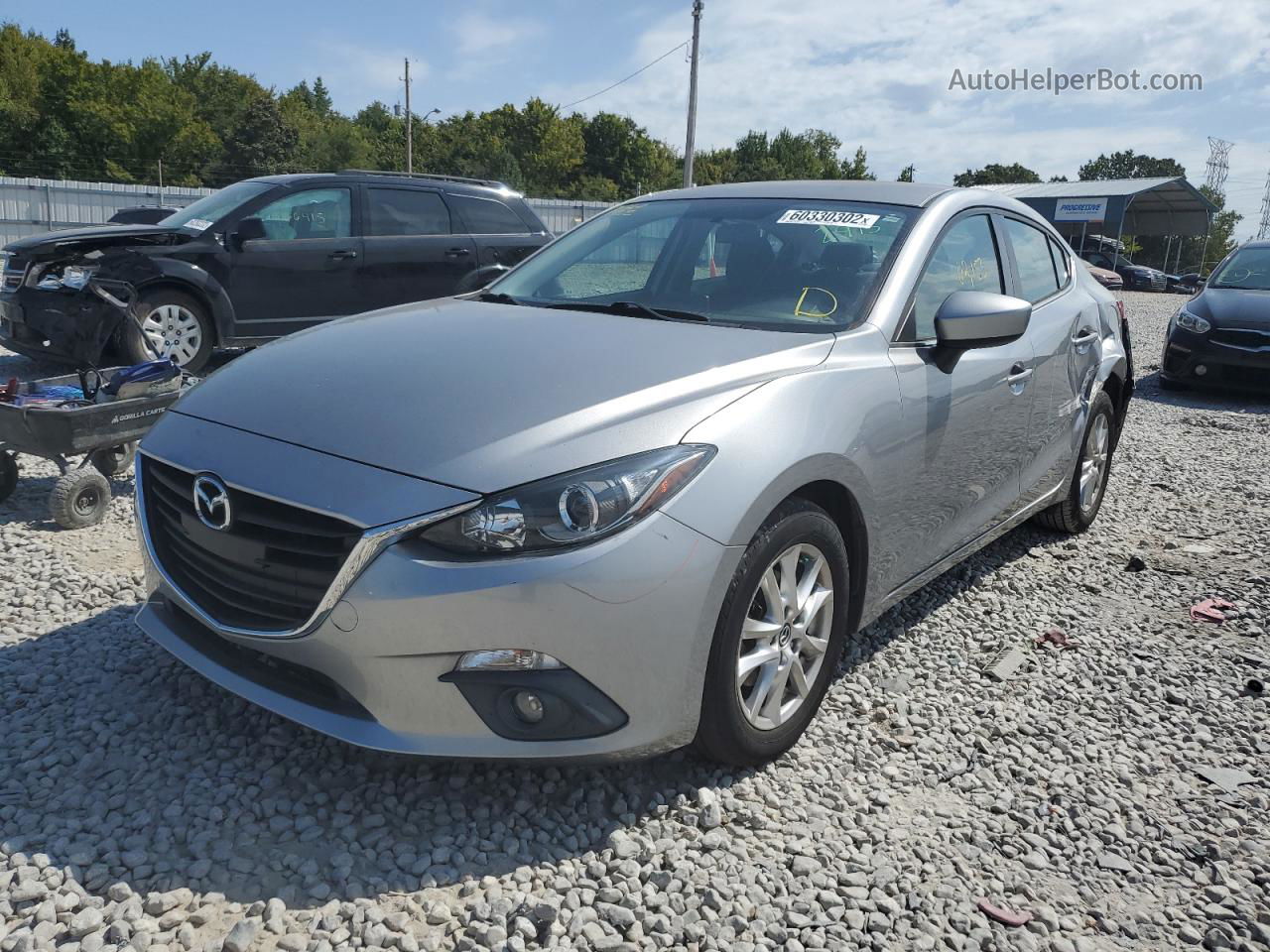 2015 Mazda 3 Touring Gray vin: 3MZBM1V72FM135816