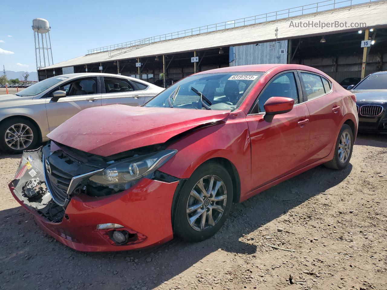 2015 Mazda 3 Touring Red vin: 3MZBM1V72FM232689