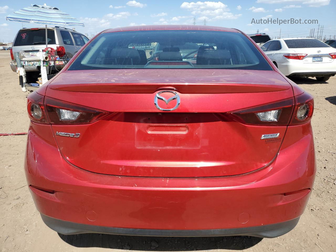 2015 Mazda 3 Touring Red vin: 3MZBM1V72FM232689