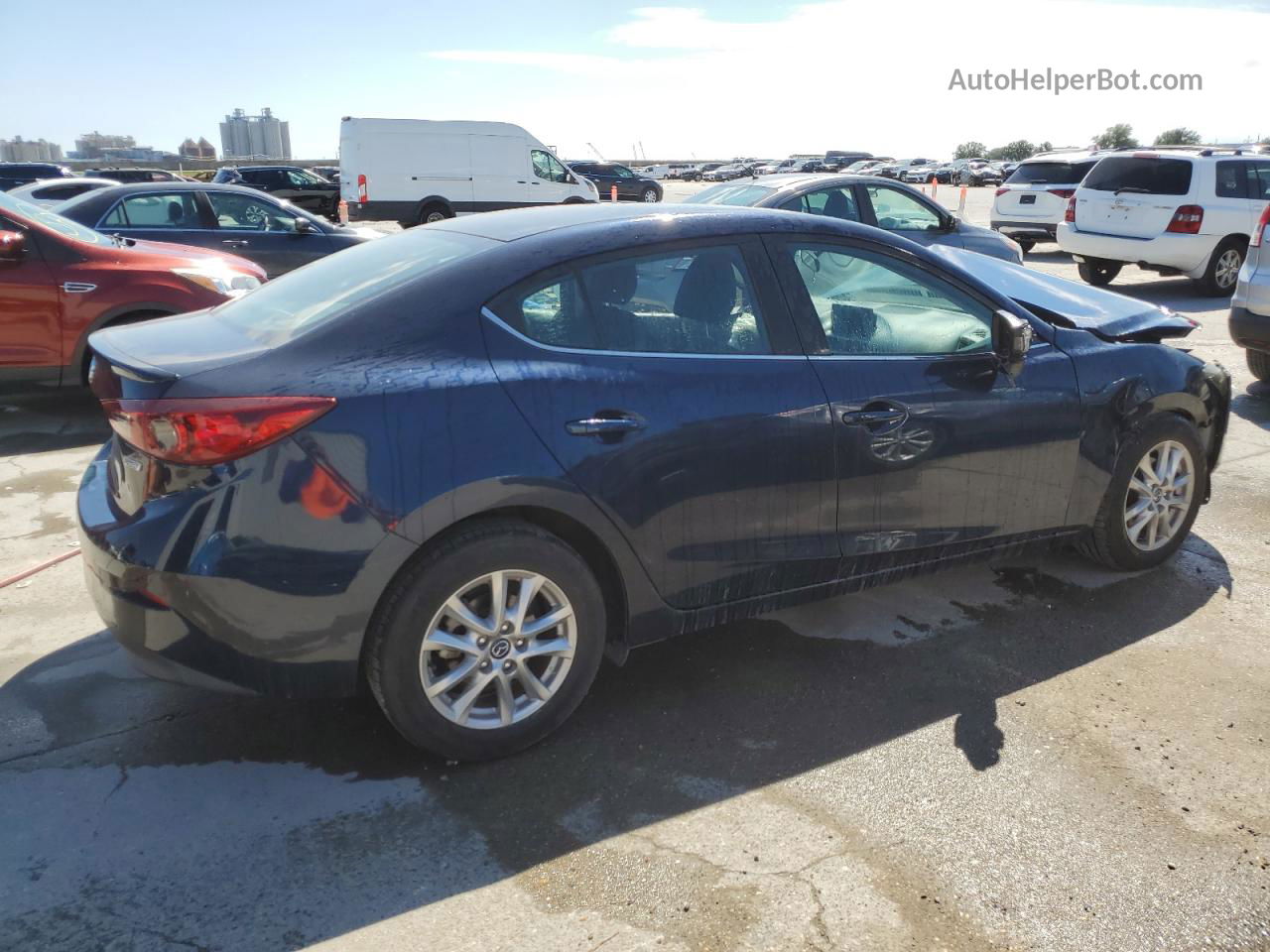 2014 Mazda 3 Touring Blue vin: 3MZBM1V73EM101768