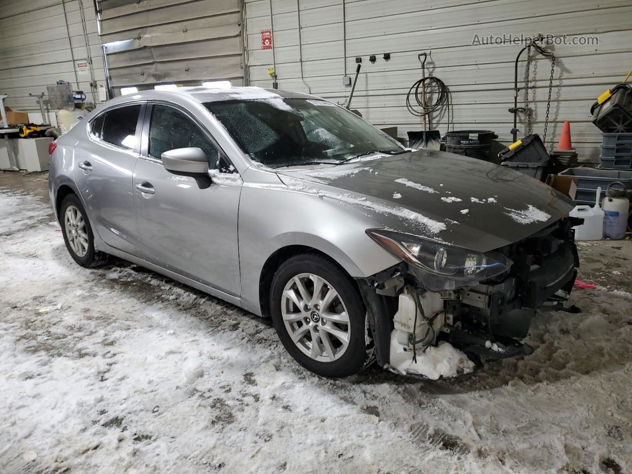 2014 Mazda 3 Touring Gray vin: 3MZBM1V73EM107554