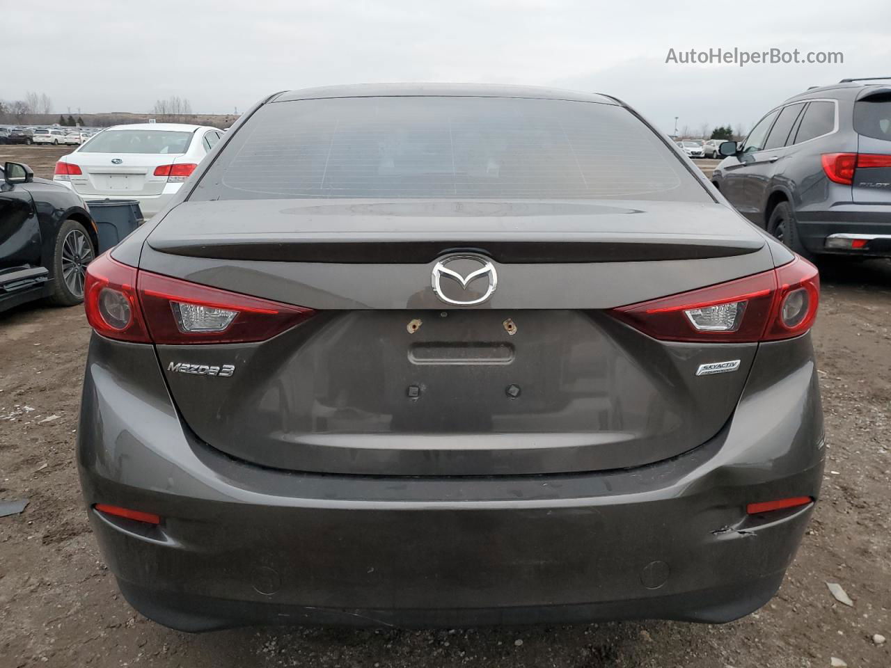 2015 Mazda 3 Touring Угольный vin: 3MZBM1V73FM125862