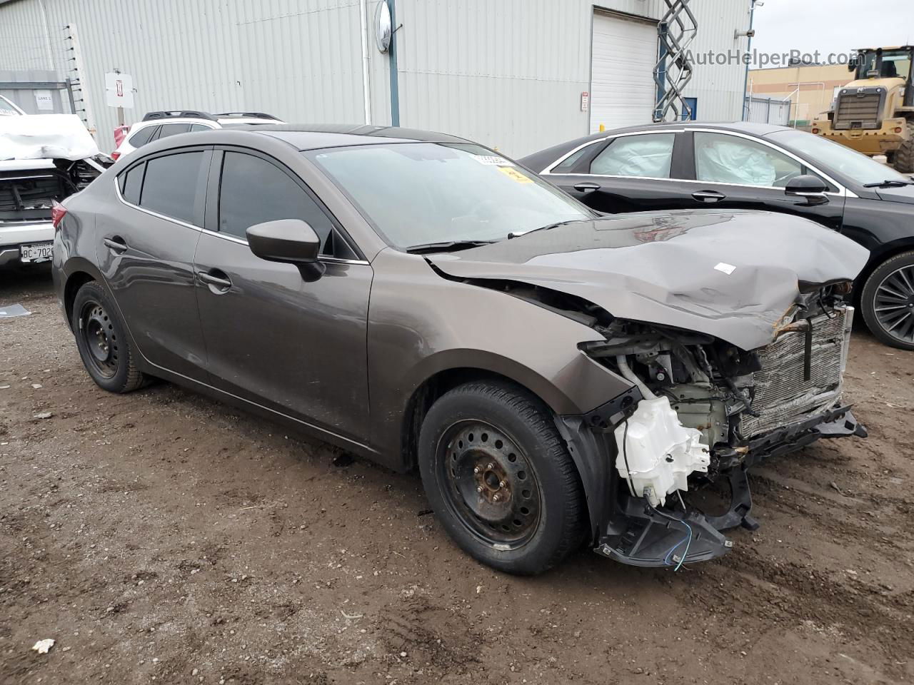 2015 Mazda 3 Touring Угольный vin: 3MZBM1V73FM125862