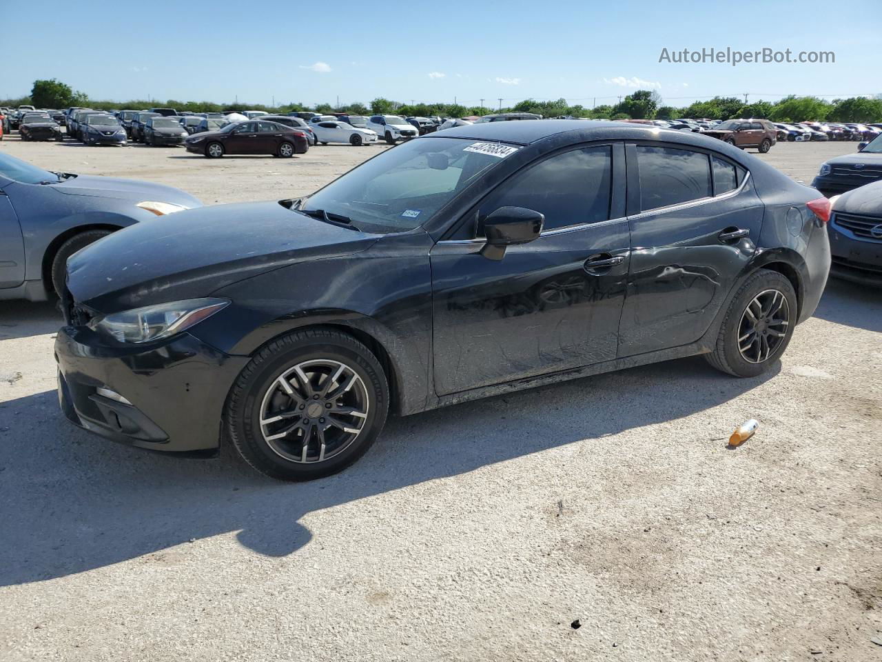 2015 Mazda 3 Touring Black vin: 3MZBM1V73FM184216