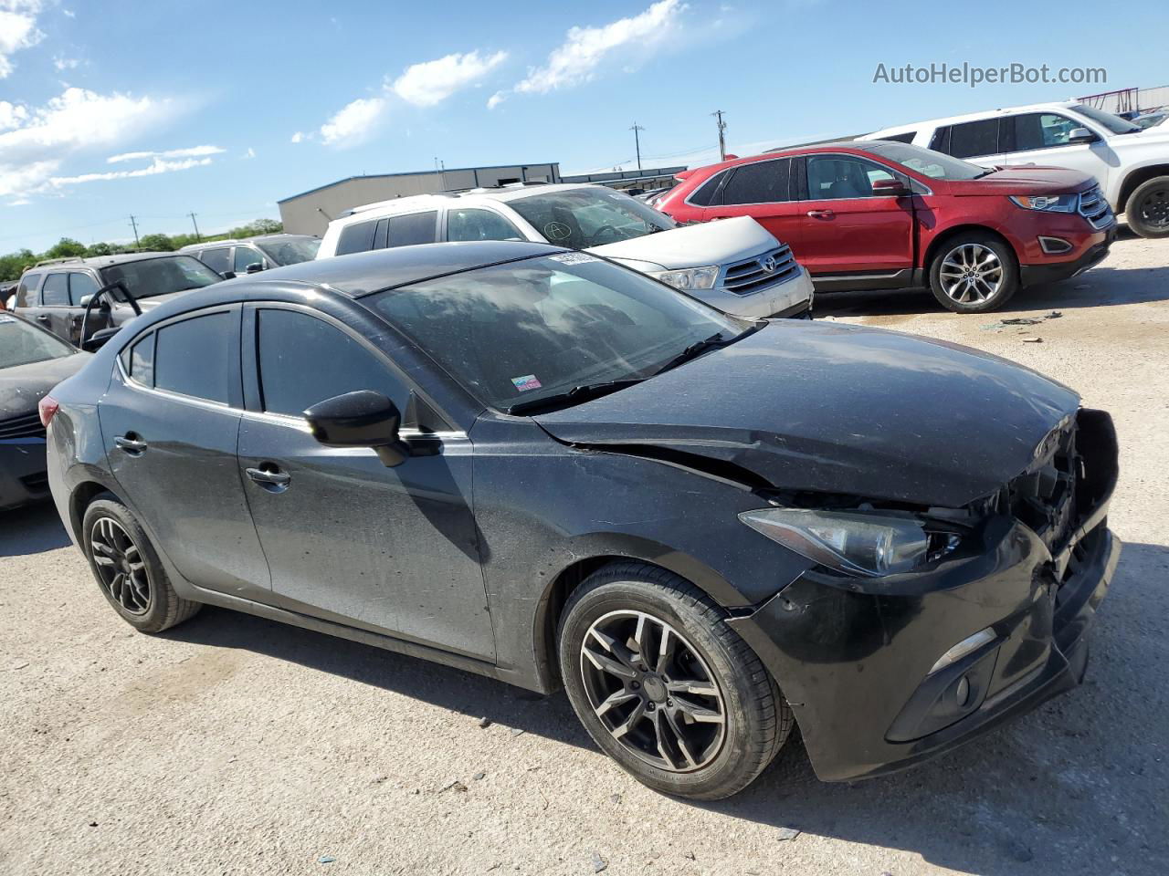 2015 Mazda 3 Touring Black vin: 3MZBM1V73FM184216