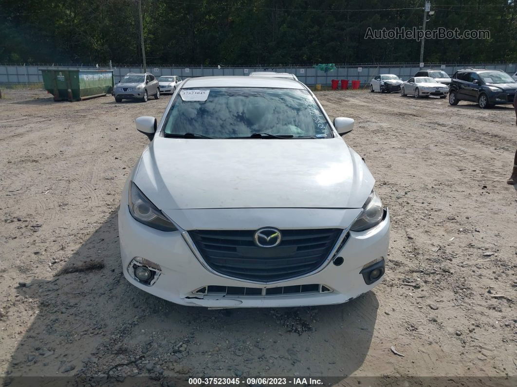 2015 Mazda Mazda3 I Touring White vin: 3MZBM1V73FM218235