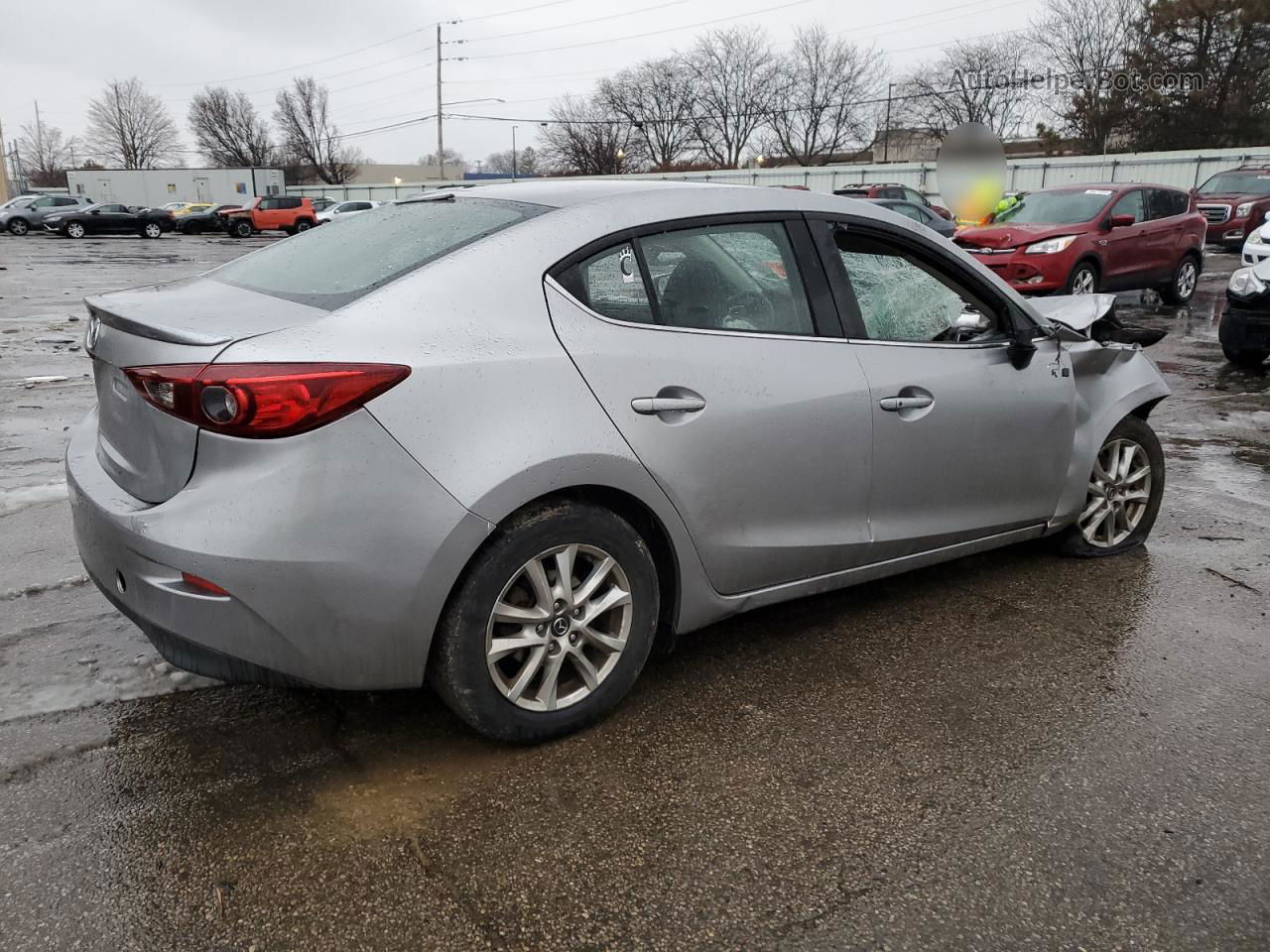 2014 Mazda 3 Touring Silver vin: 3MZBM1V74EM104789