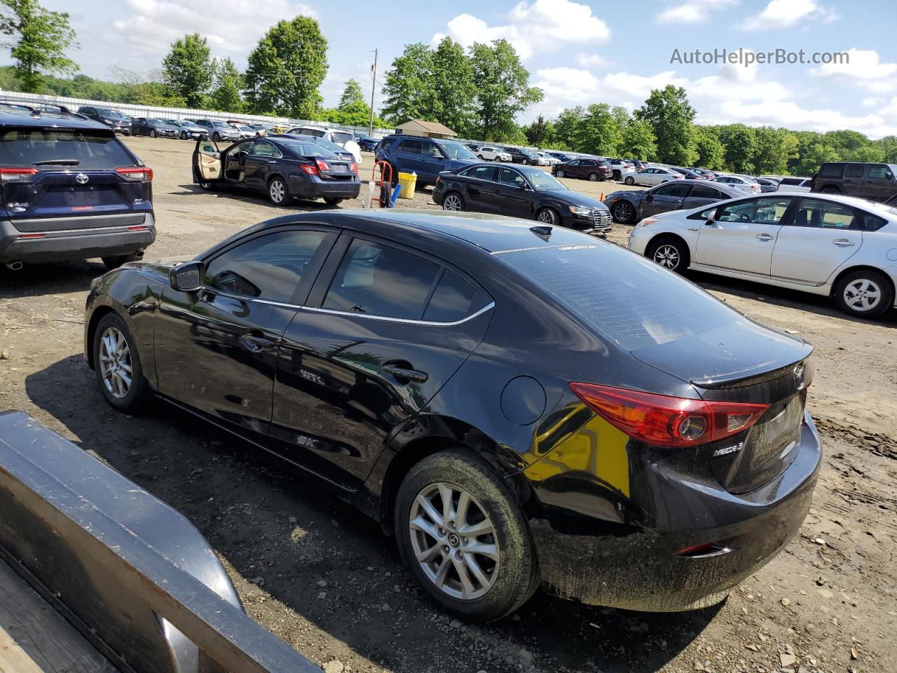 2014 Mazda 3 Touring Black vin: 3MZBM1V75EM119060