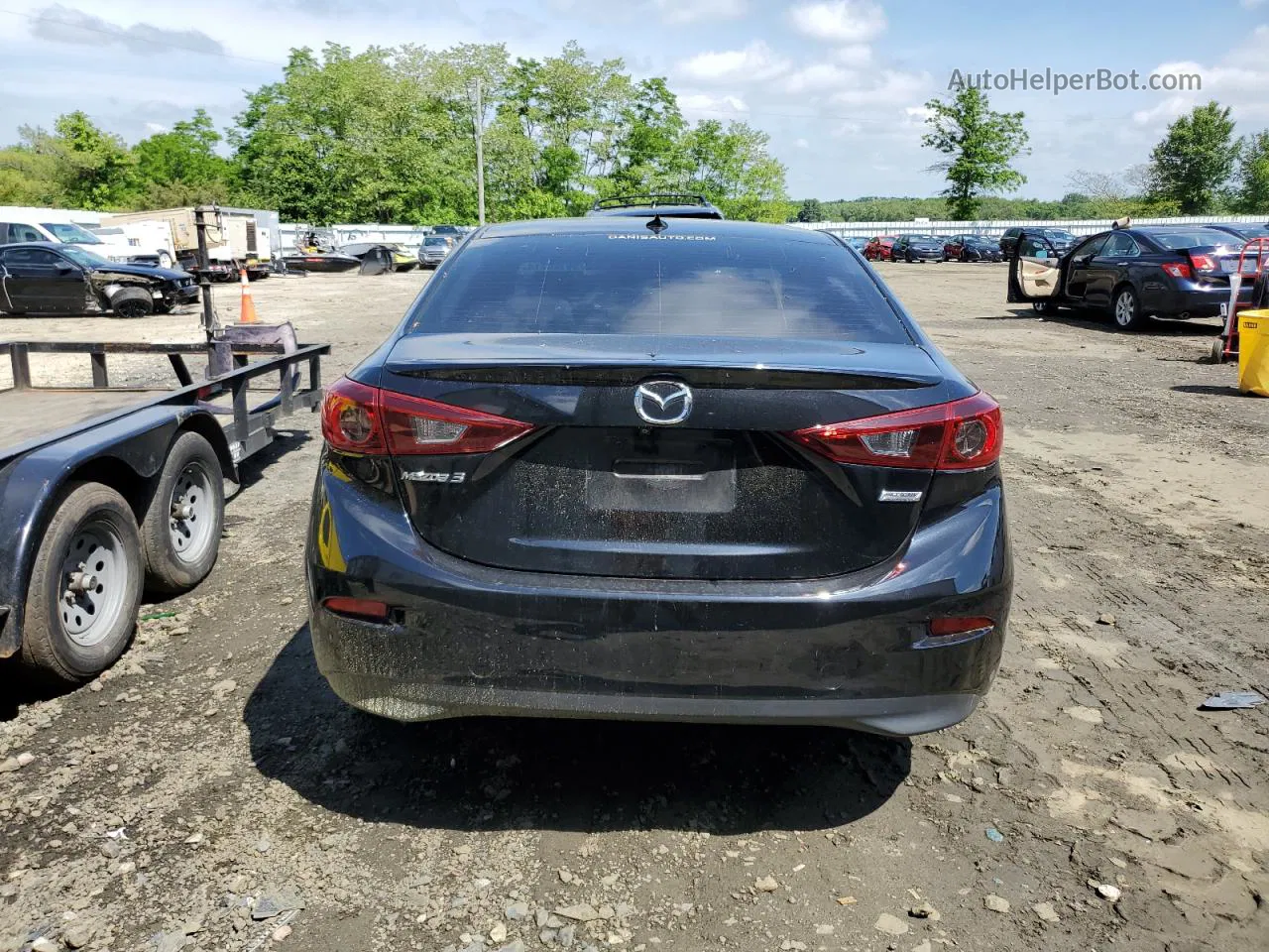 2014 Mazda 3 Touring Black vin: 3MZBM1V75EM119060