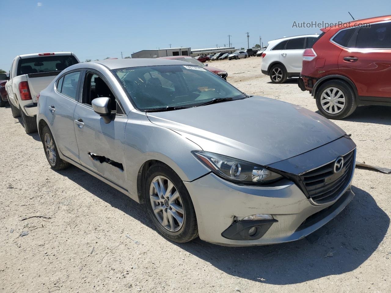 2015 Mazda 3 Touring Gray vin: 3MZBM1V75FM229933