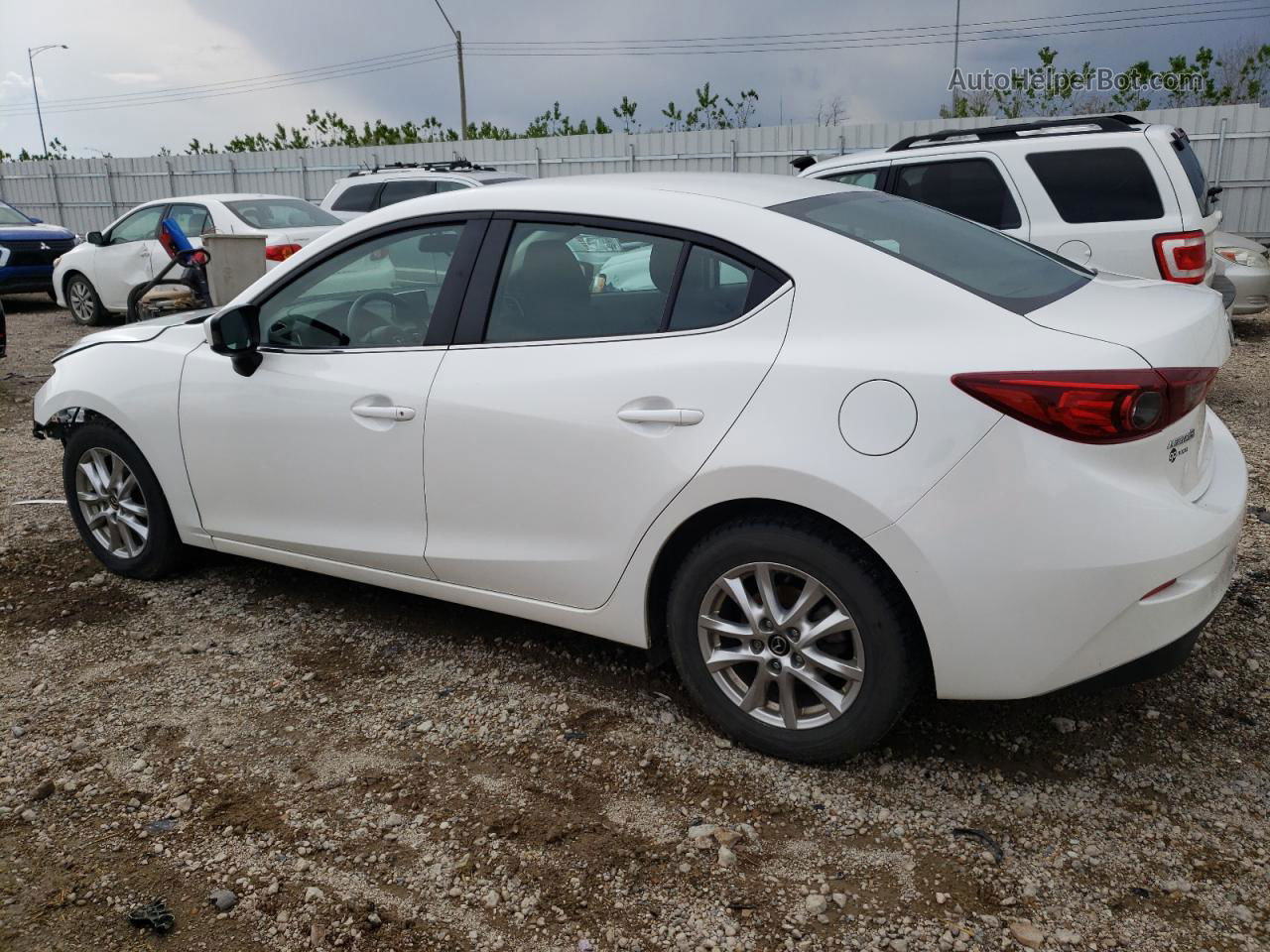 2016 Mazda 3 Touring White vin: 3MZBM1V75GM286618