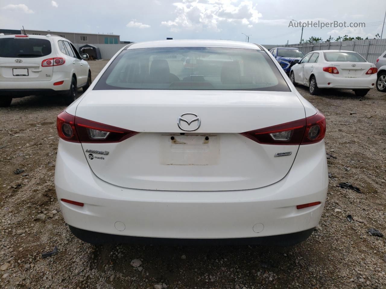 2016 Mazda 3 Touring White vin: 3MZBM1V75GM286618