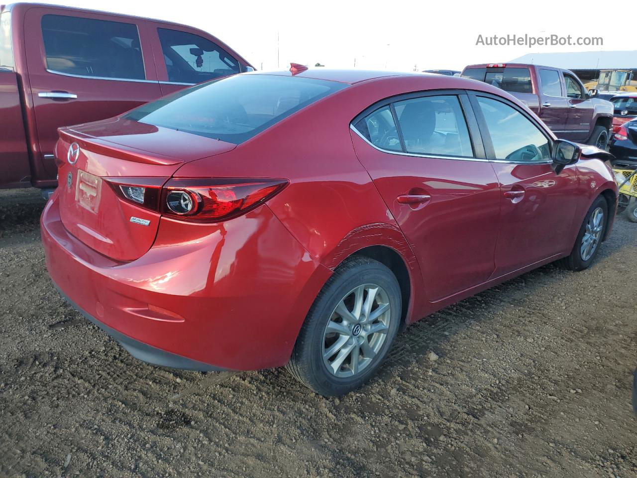 2015 Mazda 3 Touring Red vin: 3MZBM1V76FM185313