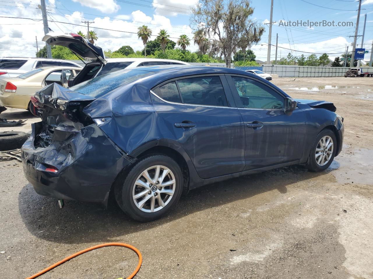 2016 Mazda 3 Touring Blue vin: 3MZBM1V76GM244054