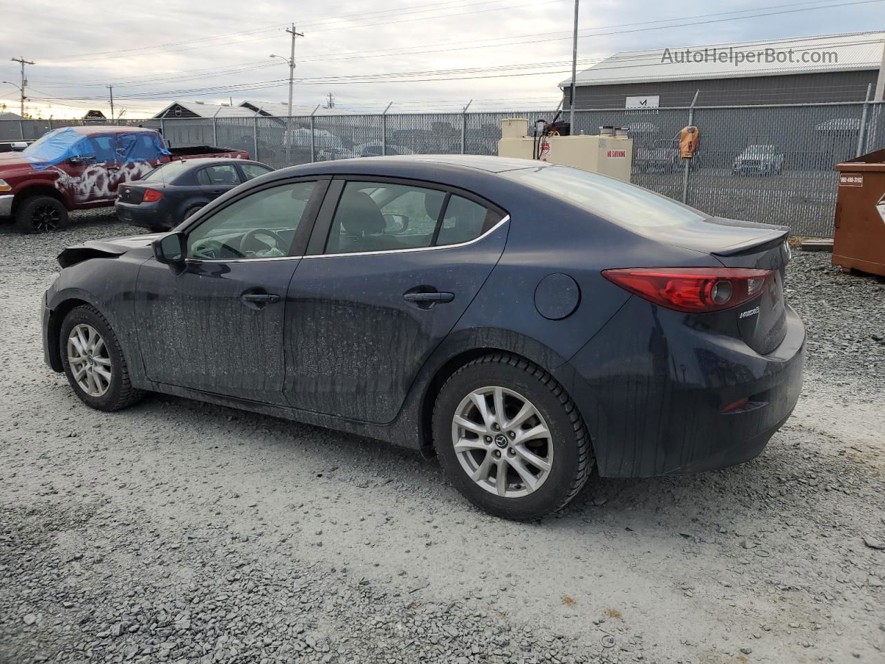 2014 Mazda 3 Touring Blue vin: 3MZBM1V77EM108142