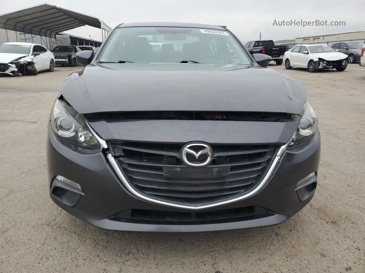 2014 Mazda 3 Touring Gray vin: 3MZBM1V77EM120503