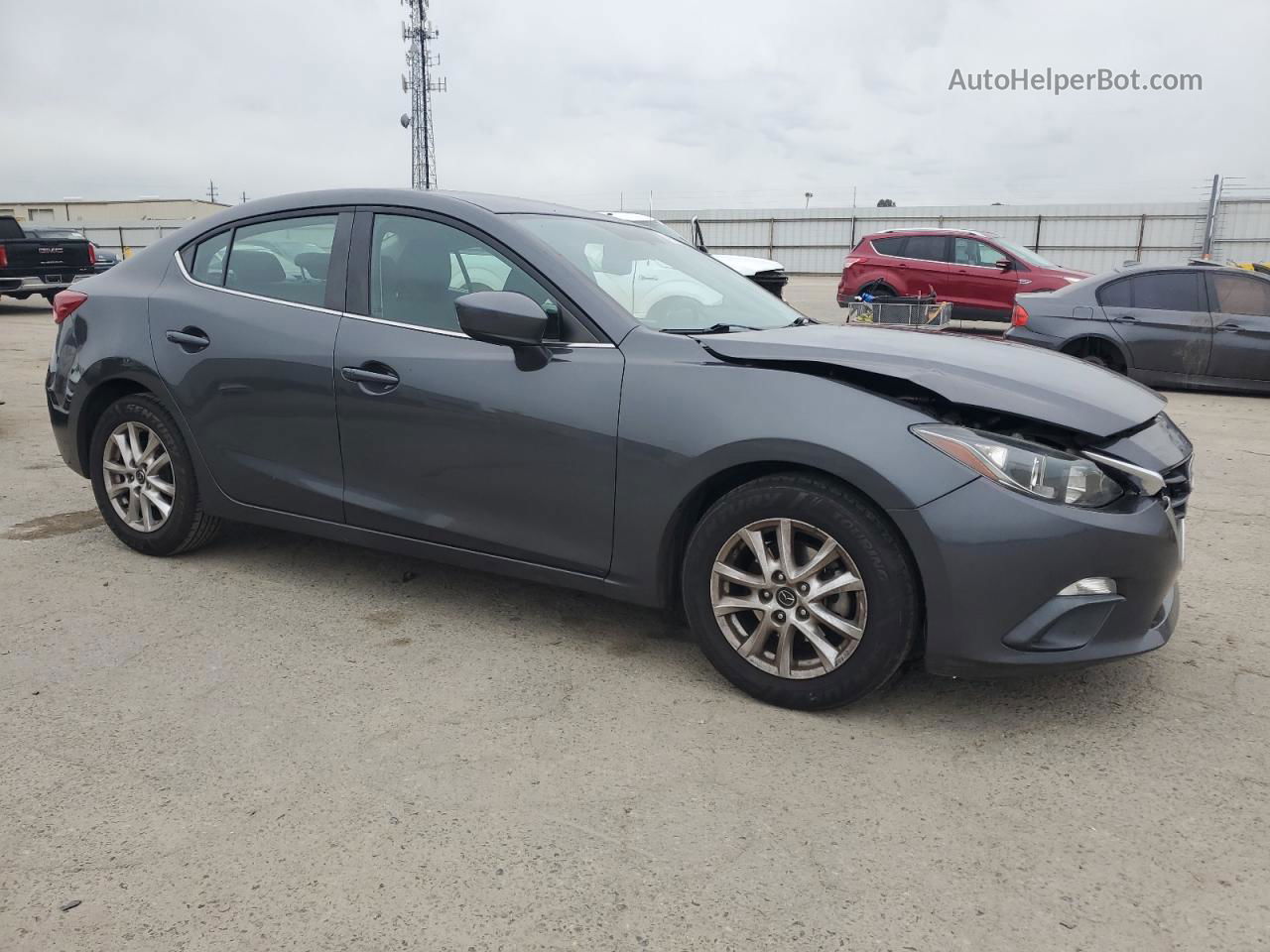 2014 Mazda 3 Touring Gray vin: 3MZBM1V77EM120503