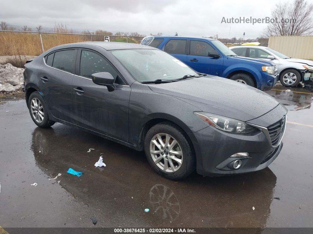 2014 Mazda Mazda3 I Touring Серый vin: 3MZBM1V77EM123966