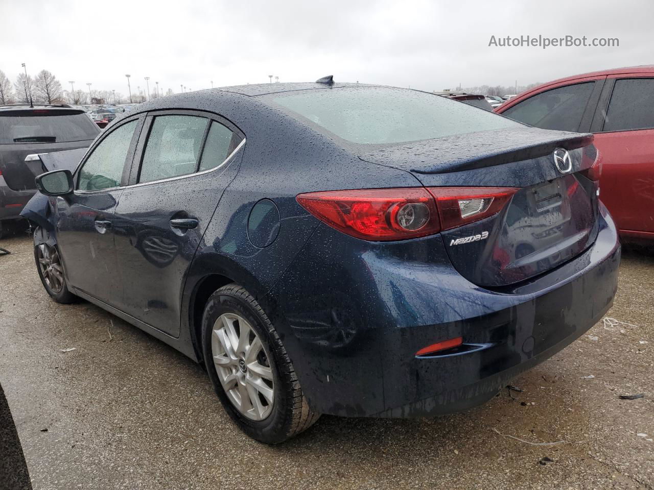 2015 Mazda 3 Touring Blue vin: 3MZBM1V77FM194439