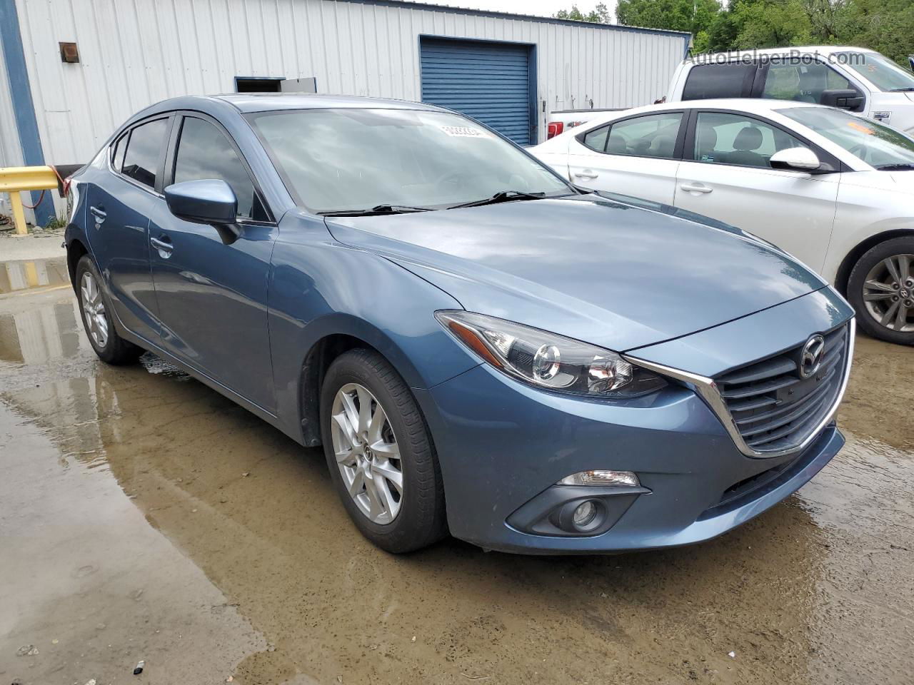 2015 Mazda 3 Touring Blue vin: 3MZBM1V77FM210056