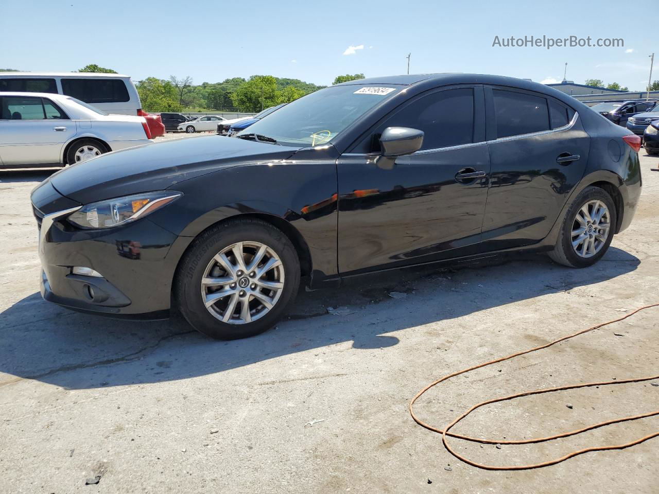 2016 Mazda 3 Touring Black vin: 3MZBM1V77GM261980