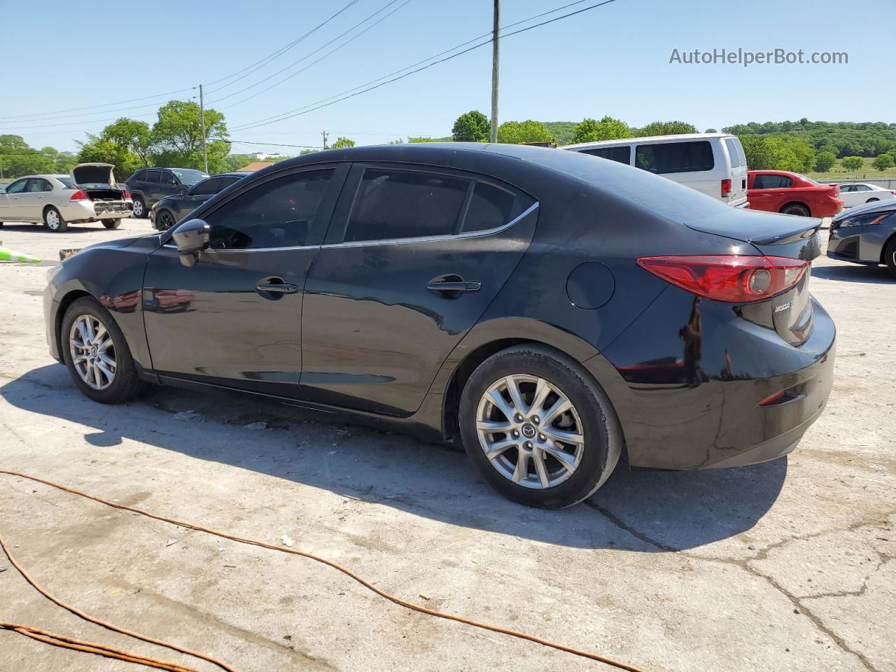 2016 Mazda 3 Touring Black vin: 3MZBM1V77GM261980