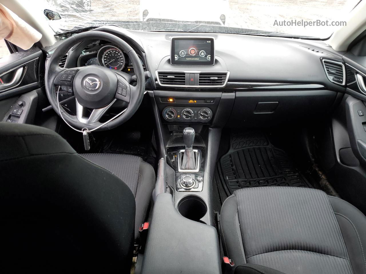 2016 Mazda 3 Touring Синий vin: 3MZBM1V77GM308439