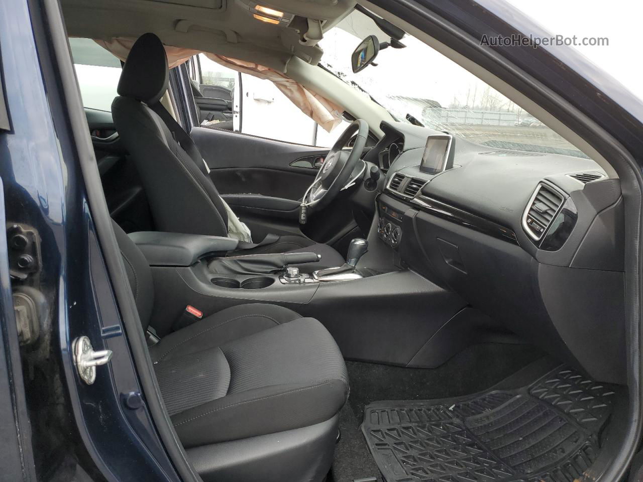 2016 Mazda 3 Touring Синий vin: 3MZBM1V77GM308439