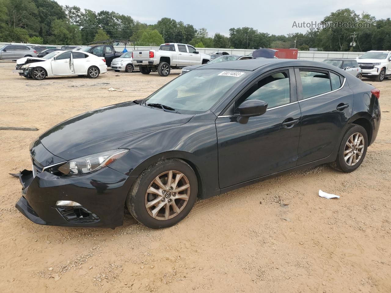 2014 Mazda 3 Touring Black vin: 3MZBM1V78EM100969